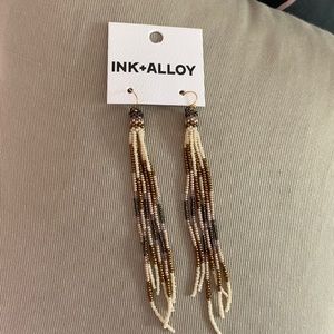 Ink + Alloy Beaded Earrings